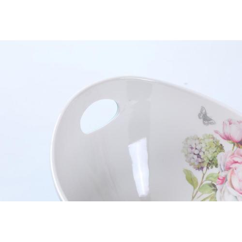 food grade salad bowl with handles