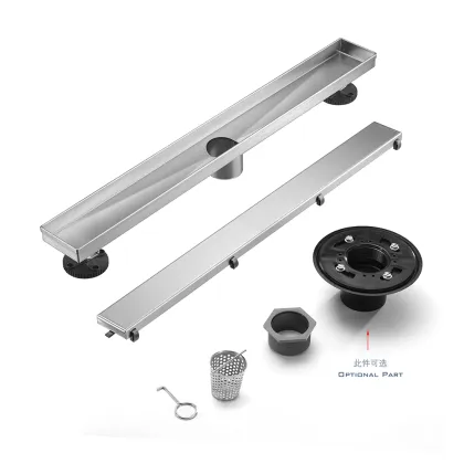American Market Bathroom Floor Drain: 70mm Width Series