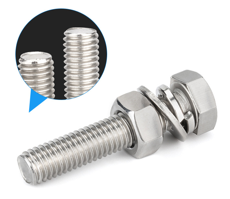 DIN931 Hot Dip Galvanized Hex Bolts Flange Bolts