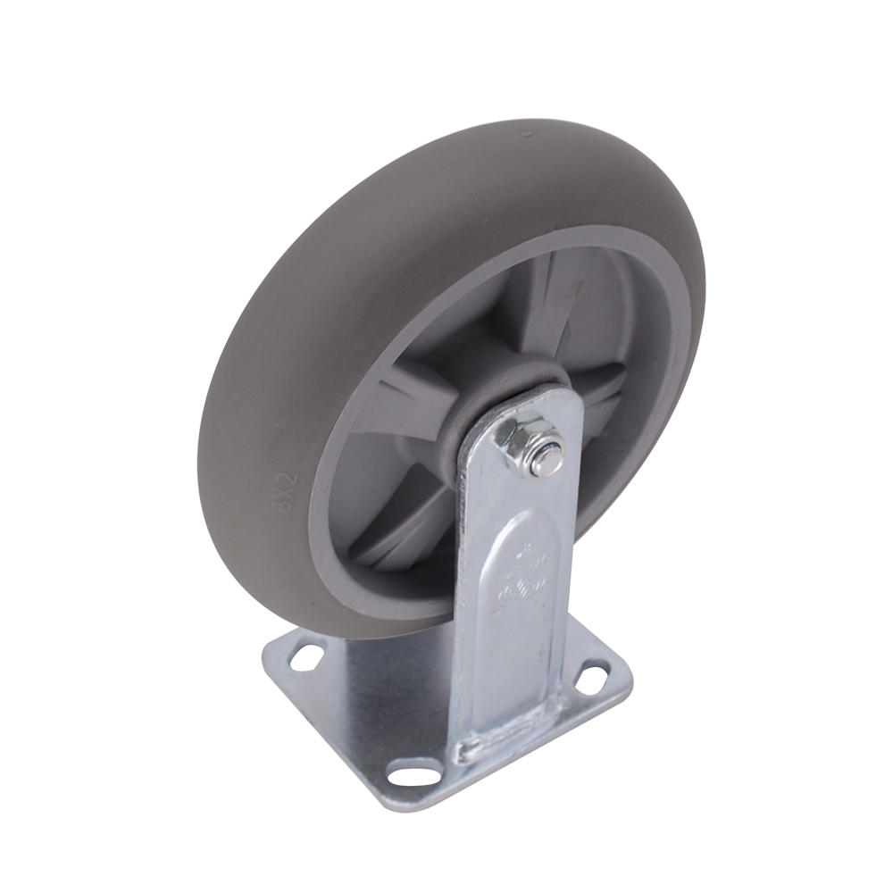 Тяжелая труба TPR Caster Wheel 8 дюйма 280 кг