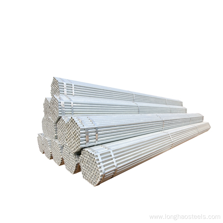 Hot dipped GI round tubing pre galvanized steel