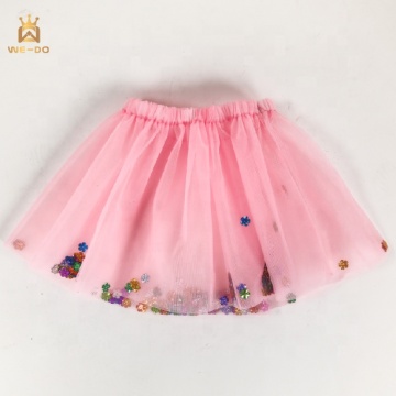Hot 2025 Kids Baby Pink TUTU Skirt Dress with Star