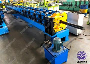 Steel downpipe roll former making machine