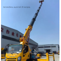 Telescopic arm 28 meter aerial work vehicle