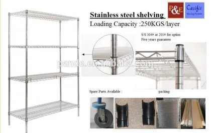 Kitchen Cold Room Metro Design Wire Storage Rack