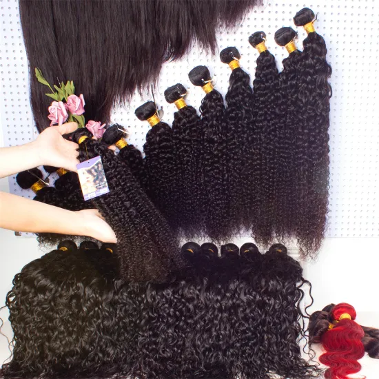 Dropshipping Virgin Human Hair Bundles,100 Unprocessed Raw Virgin Cuticle Aligned Hair Weave, Peruvian Hair with Lace Closure