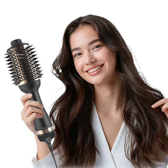 Viral TikTok Hot Air Brush: 60S Fast Heat Up, Ceramic Coating, Salon-Grade Styler