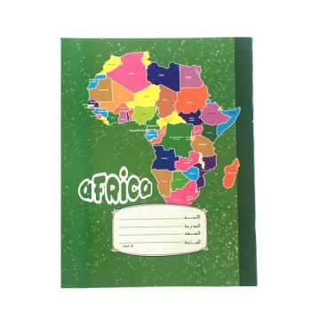 Arabische lijncompositieboek met kleurentape voor school