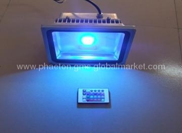 โคมไฟฟลัดไลท์ RGB LED IR 20w ระยะไกล มีคุณภาพสูง