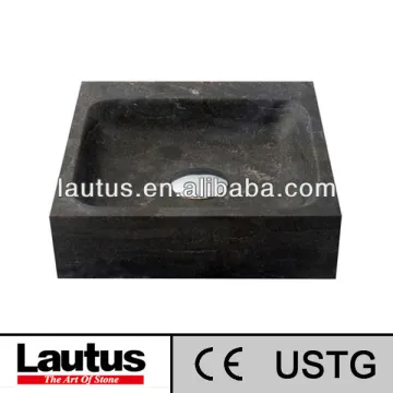 Bathroom square marble wash basin sink-EV3030BS