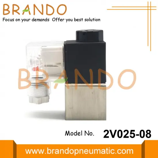 DC24V DC12V 2V025-08 1/4'' Airtac Type Solenoid Valve