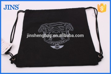 2015 hot sell canvas drawstring backpack for shoes