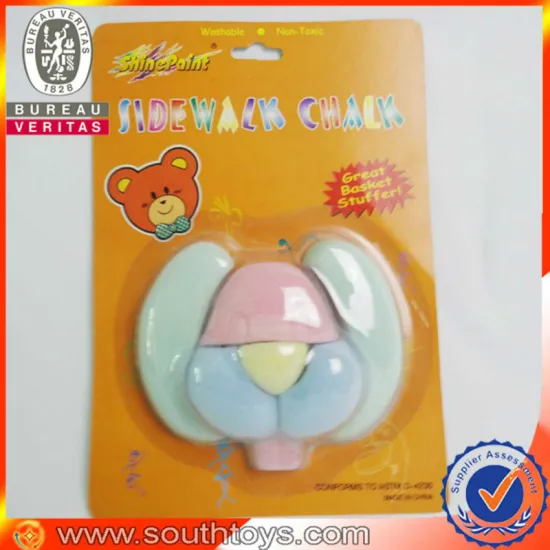 Animal shape sidewalk chalk