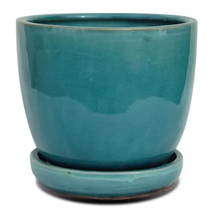 Nordic Glazed Modern Bonsai Pot Ceramic Egg Pot