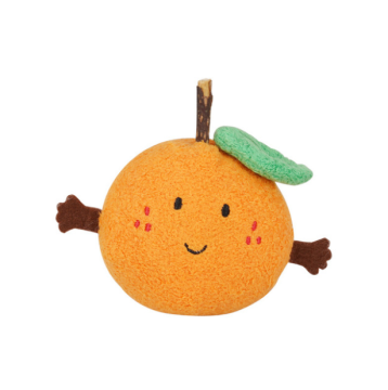 New design plush orange interactive silvervine cat toy