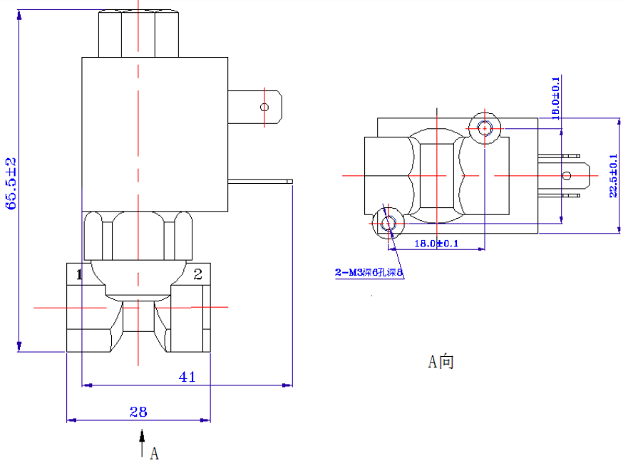 CEME Type 5220 Coffee Espresso Machine Solenoid Valve