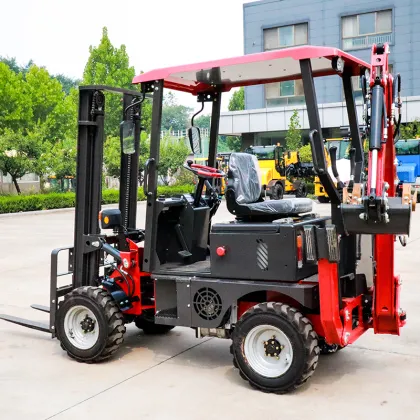 CE Certified 4x4 Diesel Excavation Loader - High Efficiency Backhoe Bucket