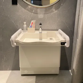 Wheelchair Accessible Adjustable Height Bathroom Sink