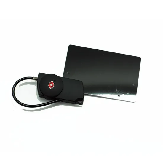 Customized Logo Card Open Cable TSA Lock - Keyless Travel Lock for Suitcase & Backpack Security (2024 New Design)