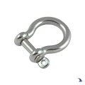 Stainless Steel Screw Pin Bow Shackle Type 316