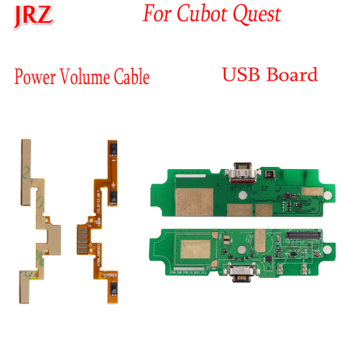 For Cubot Quest USB Charging Port Board Flex Cable For Cubot Quest Volume and Power Button Cable Mobile Phone Accessories