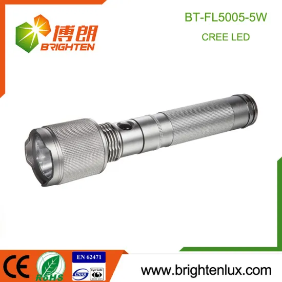 China Outlet Emergency Industrial Usage Most Powerful 2D Heavy Duty Matal Material 300lm 5w Police highlight torch flashlight