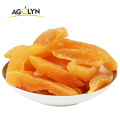 Sweet Dried Yellow Peach Sticks and slices