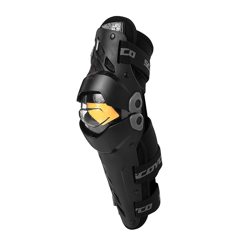 Scoyco Lot de 4 Protège genoux et tibias pour moto Protège coude
