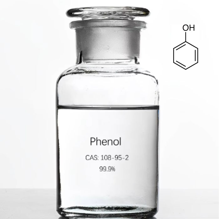 Ácido fênico de alta qualidade, fenol 80% líquido CAS 108-95-2