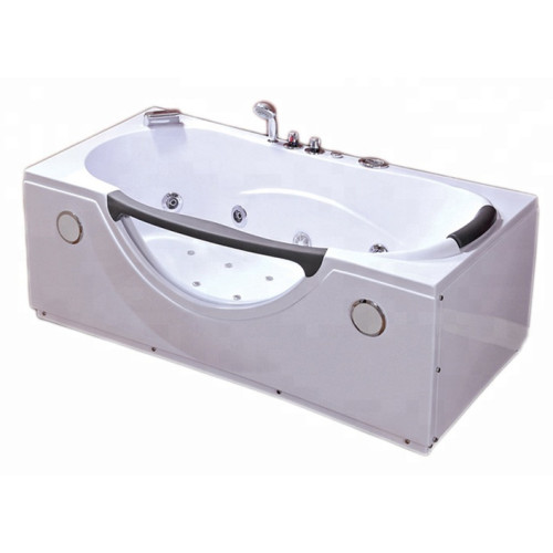 Single Person Freestanding Glass Whirlpool Corner Bathtubs