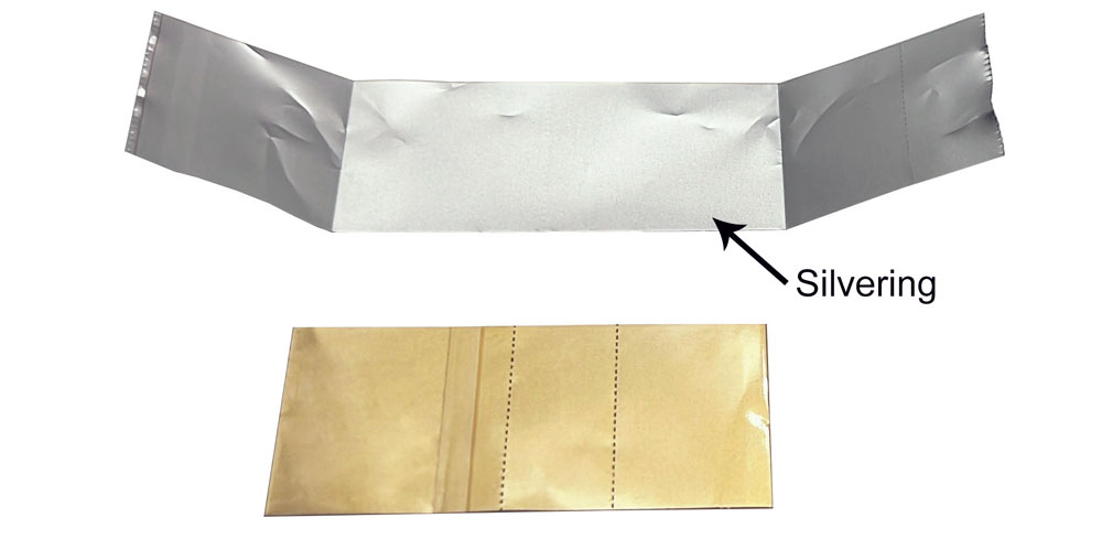 Gold shrink bands