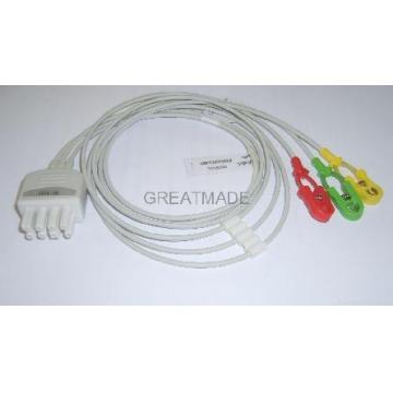 Nihon Kohden BR-903P Grabber 3-Lead Leadwires