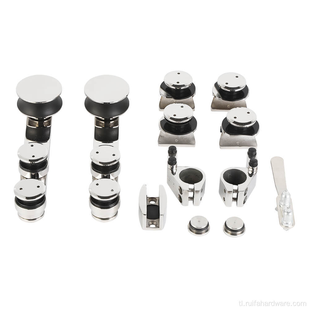 Shower glass sliding door rollers