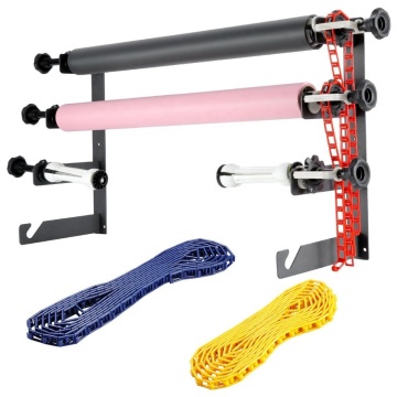 4-Roller Wall Mount Manual Background Support
