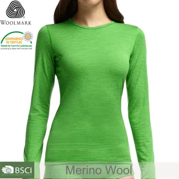 Wholesale Custom Merino Wool Base Layer and Ladies' Jeans Top Design