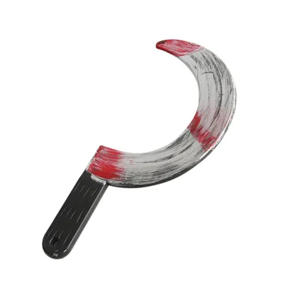 Halloween Bloody Weapon Plastic Butcher Knife - Kids Favor Toy & Cosplay Decoration