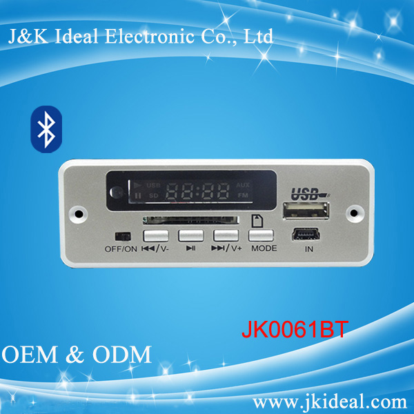 For power amplifier class d mp3 module with bluetooth fm radio