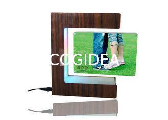 Top System Unique E Shaped Rotating Floating Photo Frame Fo