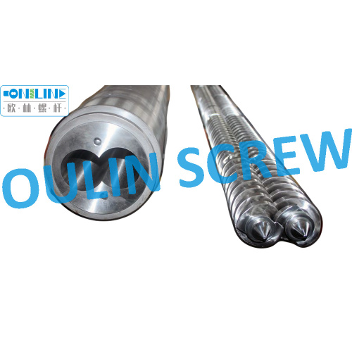 Supply Bausano MD72 Twin Screw Barrel for PVC Pipe, Sheet, Profile, Pellets Extruder