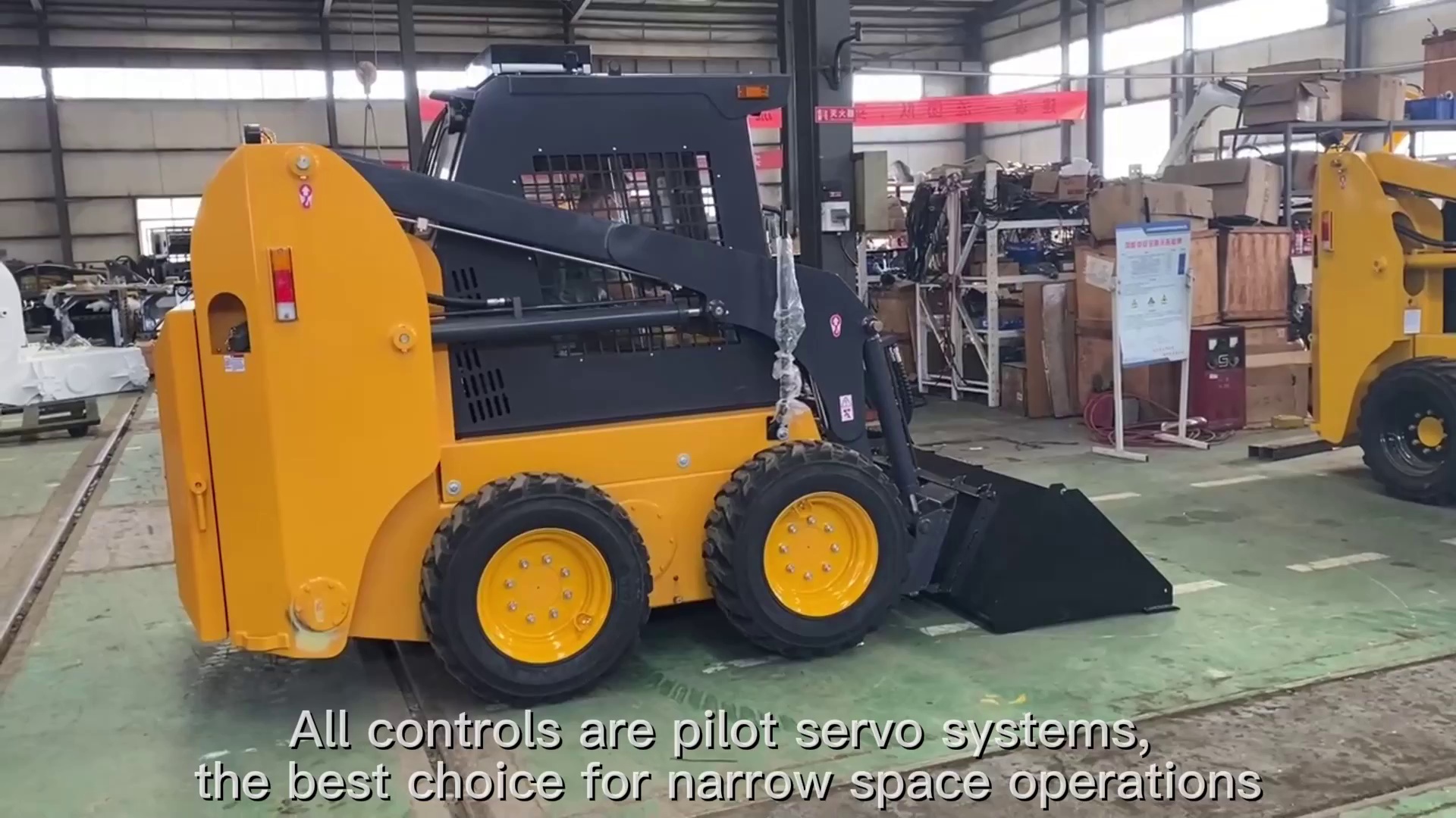 China Manufacturer Diesel Small Wheel Track Mini Skid Steer Loader CE EPA