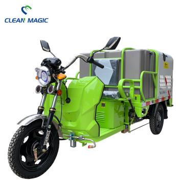 Driving electric three wheel high-pressure washing car