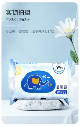 Disposable Toilet Wet Wipes