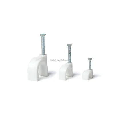 Guaranteed Quality 10mm White Wire Clips - Cable Fasteners & Circle Clips