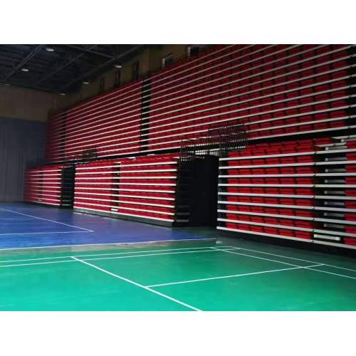Electric soft seats rectractable bleacher
