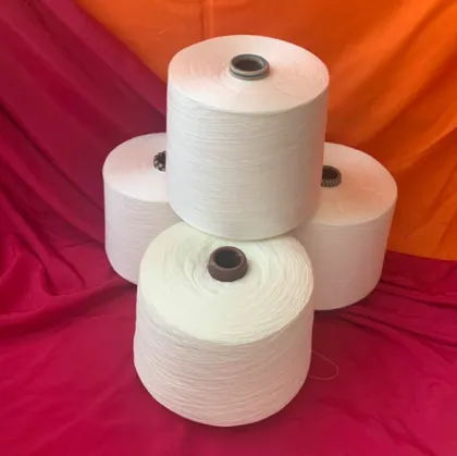 Viscose corespun yarn silk drape