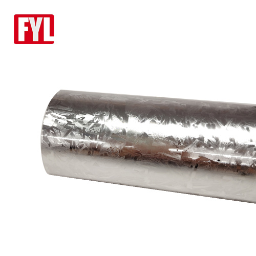 Filme de fibra de carbono de vinil cromo prata