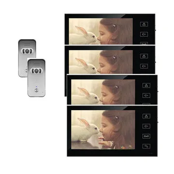 Audio door phones for Villa/Touch Buttons/Adjustable Color/Ringtone/Intercom Volume/IR CCD Camera