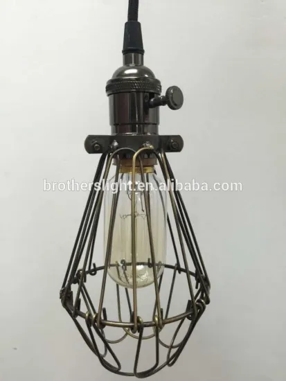 2015 China manufacture industrial hanging light bronze iron cage chandeliers in Dubai