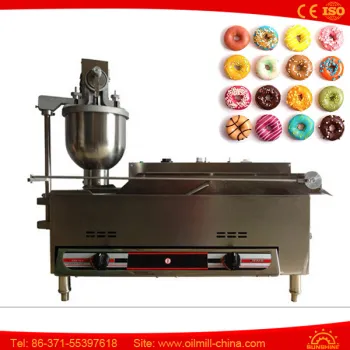 High Configuration 3 Molds Gas Automatic Donut Making Machine