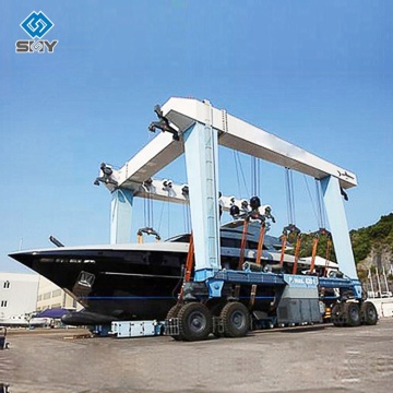 Mobile Boat Hoist Crane - 200 Ton & 100 Ton Marine Travel Lift for Yacht Handling